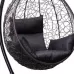 Подушка со спинкой и подлокотниками для подвесного кресла полиэстер (Подушка для подвесного кресла SEVILLA Темно-серый SEV-1/ALI 111/211/311/411)