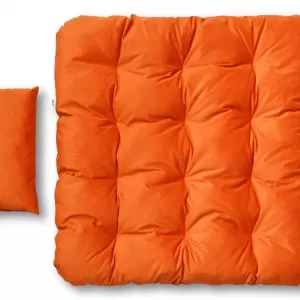 Подушка для подвесного кресла - кокона БАРСЕЛОНА (BARCELONA подушка для подвесных кресел №27 оранжевый Велюр BAR 102)