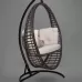 Подвесное кресло-кокон Derbent + каркас (Подвесное кресло-кокон Derbent светло-коричневый + синяя подушка DER 201)
