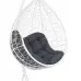 Подвесное кресло-кокон SEVILLA RELAX белый + каркас (Подвесное кресло-кокон SEVILLA RELAX белый + темный шоколад подушка SEV-5 207)