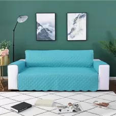 Чехол для кресла и дивана стеганный с карманом