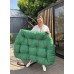 Подушка для двухместного кресла - кокона 130 х 95 см (Подушка для 2-х местных подвесных кресел зеленая FIS 108/208/308/408)